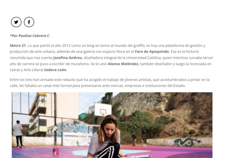 Amo Santiago: Arte conceptual a la calle